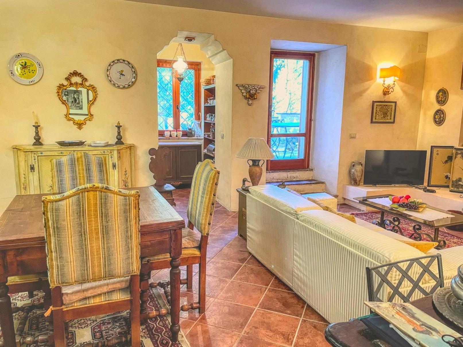 Garden House Villa Cerreto di Spoleto Bagian luar foto