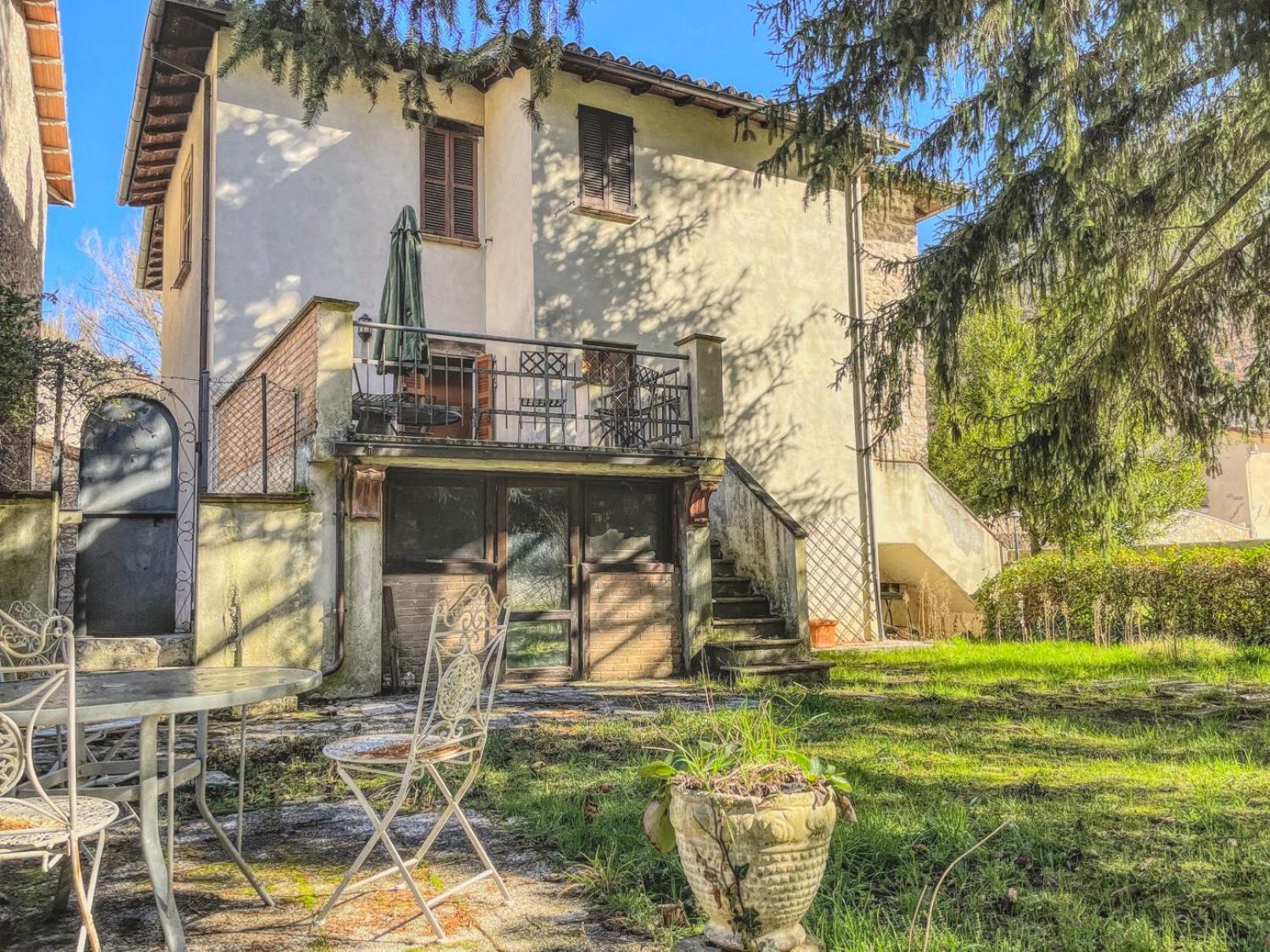 Garden House Villa Cerreto di Spoleto Bagian luar foto